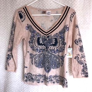 Forbidden blouse with beads